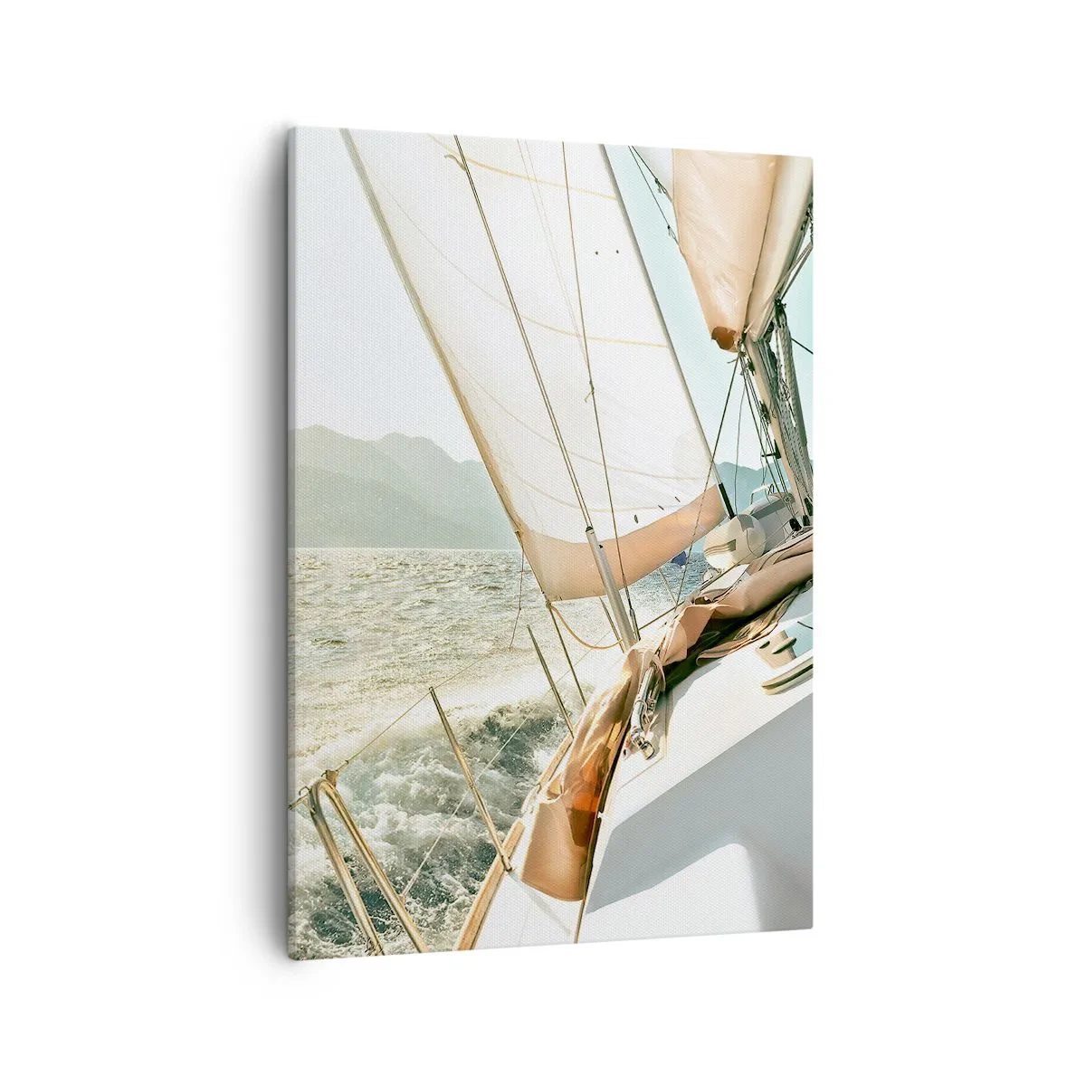 Schilderen op canvas - Onder vol zeil - 50x70 cm