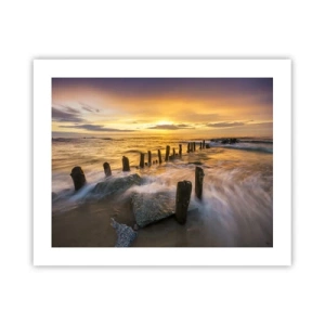 Poster - De rauwe schoonheid van de Oostzee - 50x40 cm