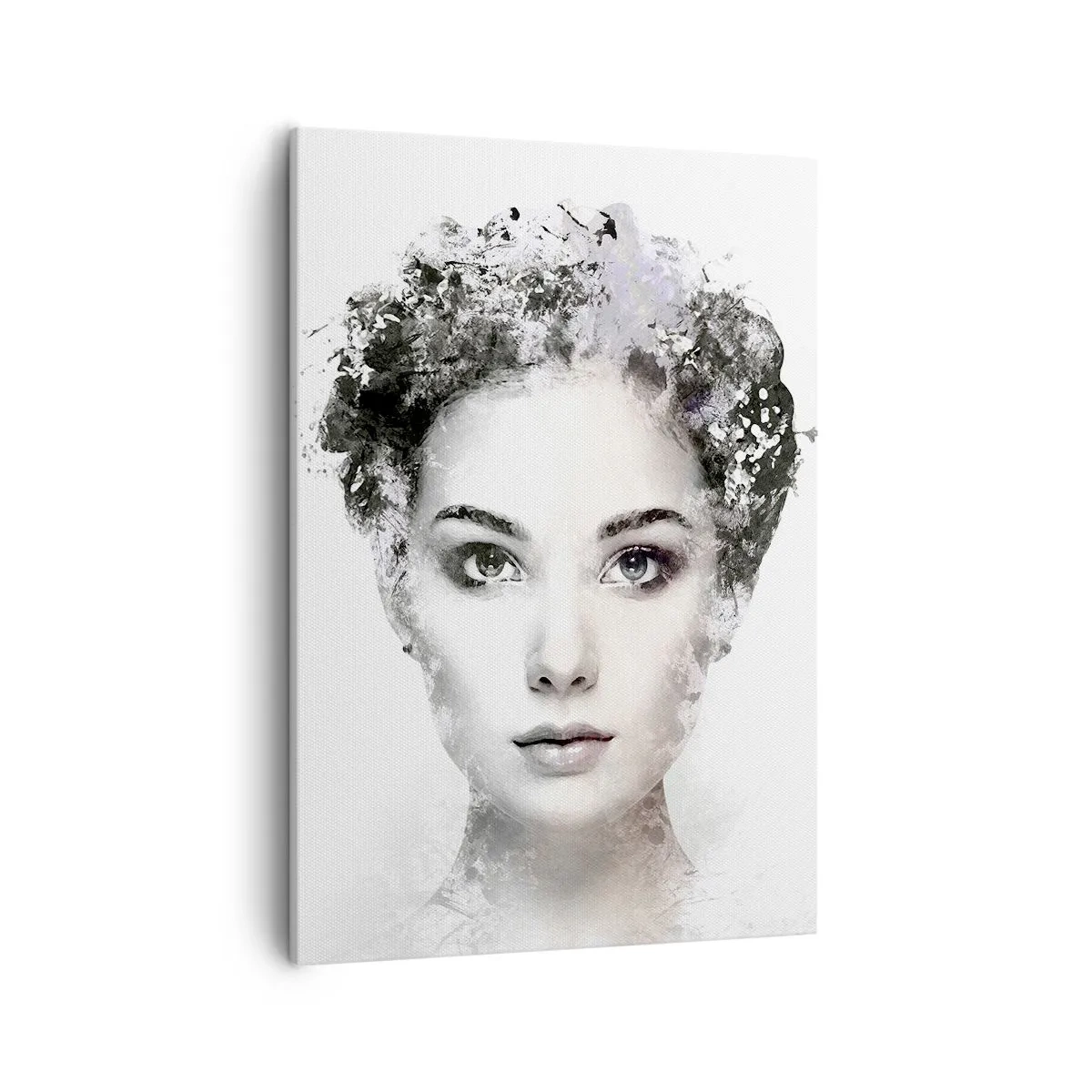 Schilderen op canvas - Een uiterst stijlvol portret - 50x70 cm