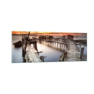 Schilderen op glas - Authentiek, geen toeristendummy? - 140x50 cm