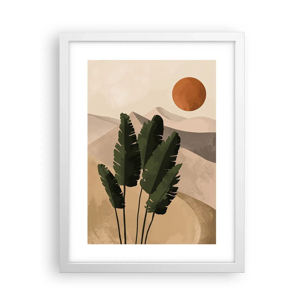 Poster in een witte lijst - De triomf van het leven - 30x40 cm