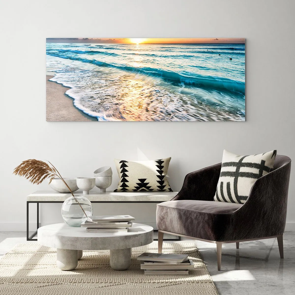Schilderen op glas - Een uitzicht dat de moeite waard is - 160x50 cm