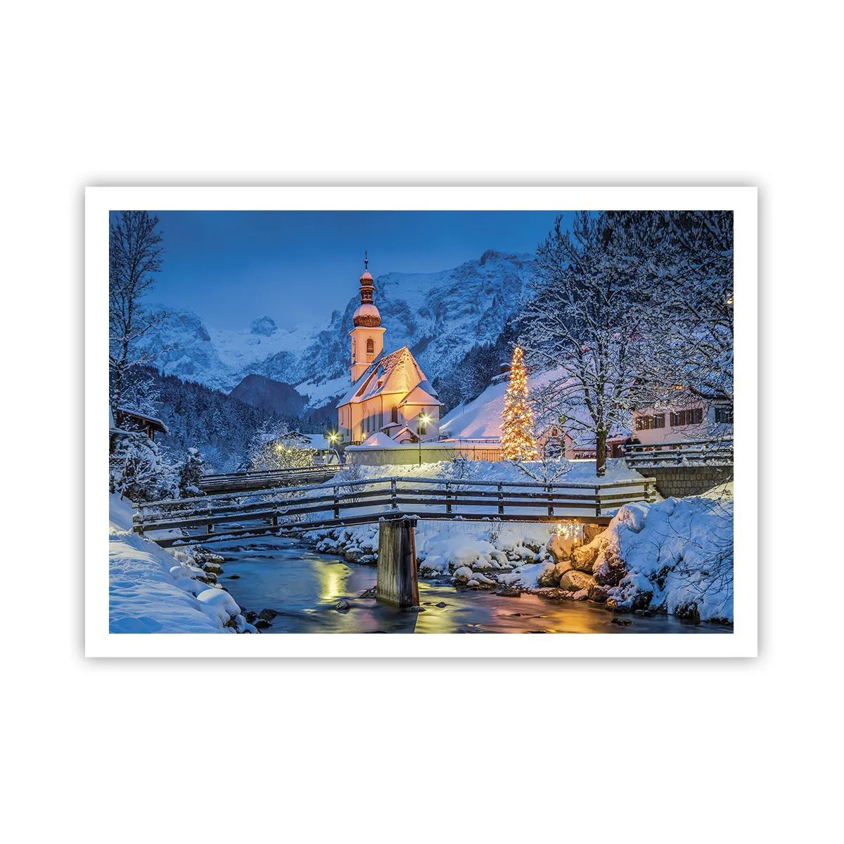 Poster - Kerstgeest - 100x70 cm