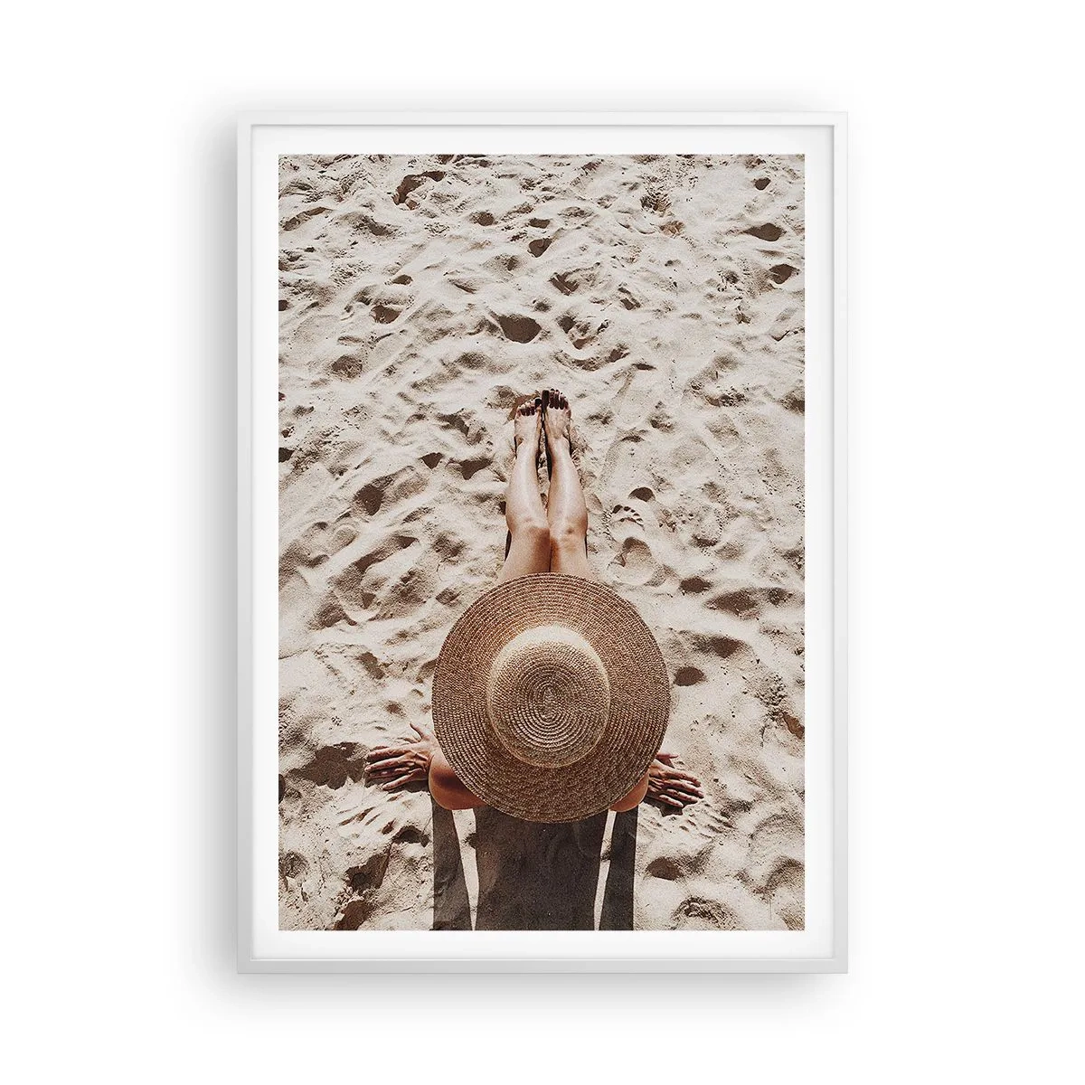 Poster in een witte lijst - De perfecte tijd - 70x100 cm