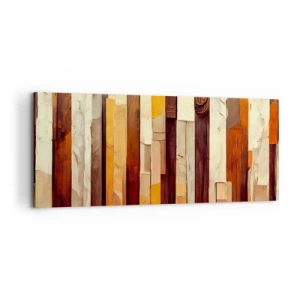Schilderen op canvas - Anthem van de bosbomen - 100x40 cm