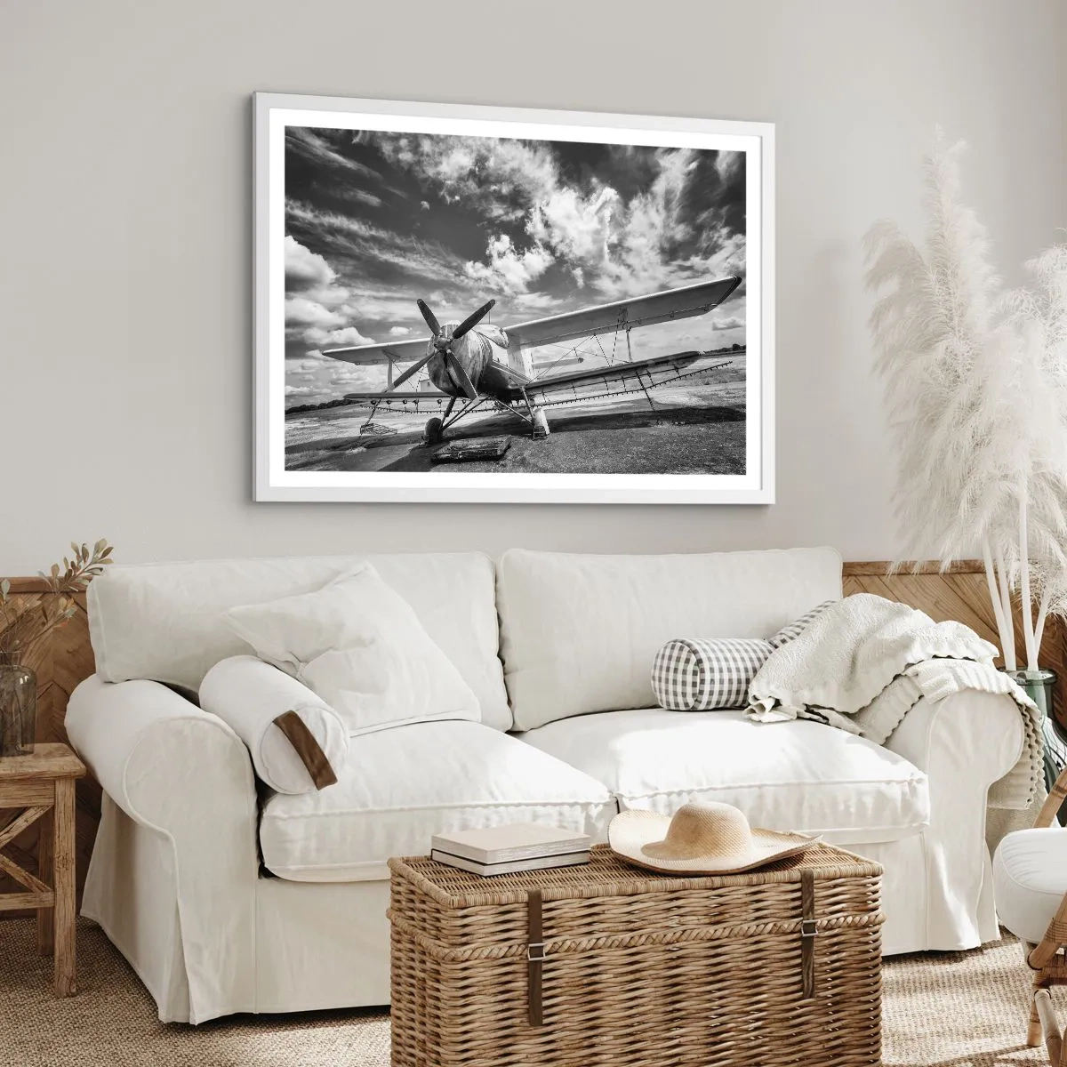 Poster in een witte lijst - Ik kan niet wachten! - 50x40 cm