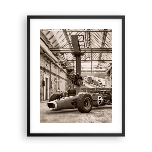 Poster in een zwarte lijst - De rust van de winnaar - 40x50 cm