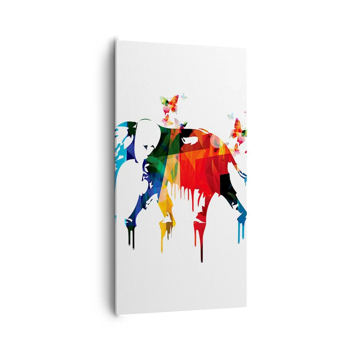 Schilderen op canvas - Iedereen kan dansen - 65x120 cm