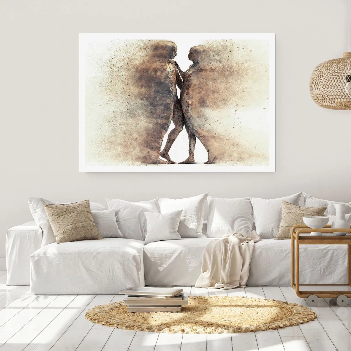 Poster - Ze verrezen uit het stof tot liefde - 40x30 cm