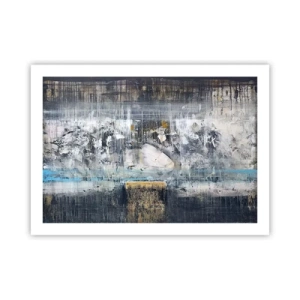 Poster - Als op ijs, als zo moeizaam - 70x50 cm