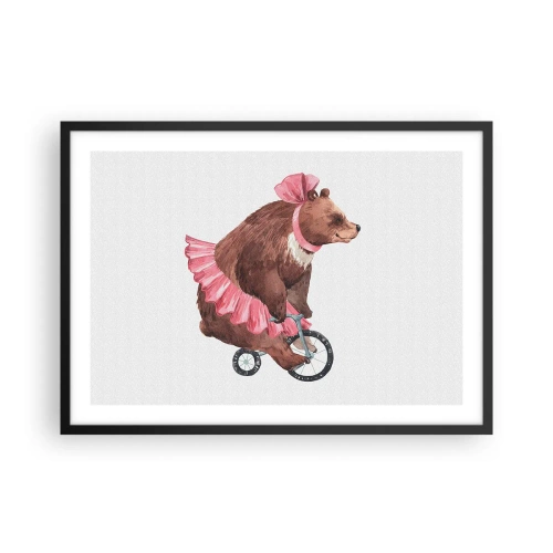Poster in een zwarte lijst - Wat een circus! - 70x50 cm