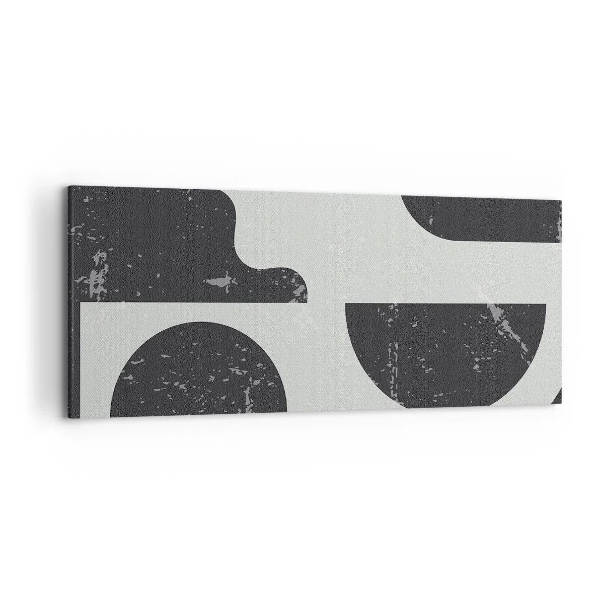 Schilderen op canvas - Compositie boven en onder - 120x50 cm