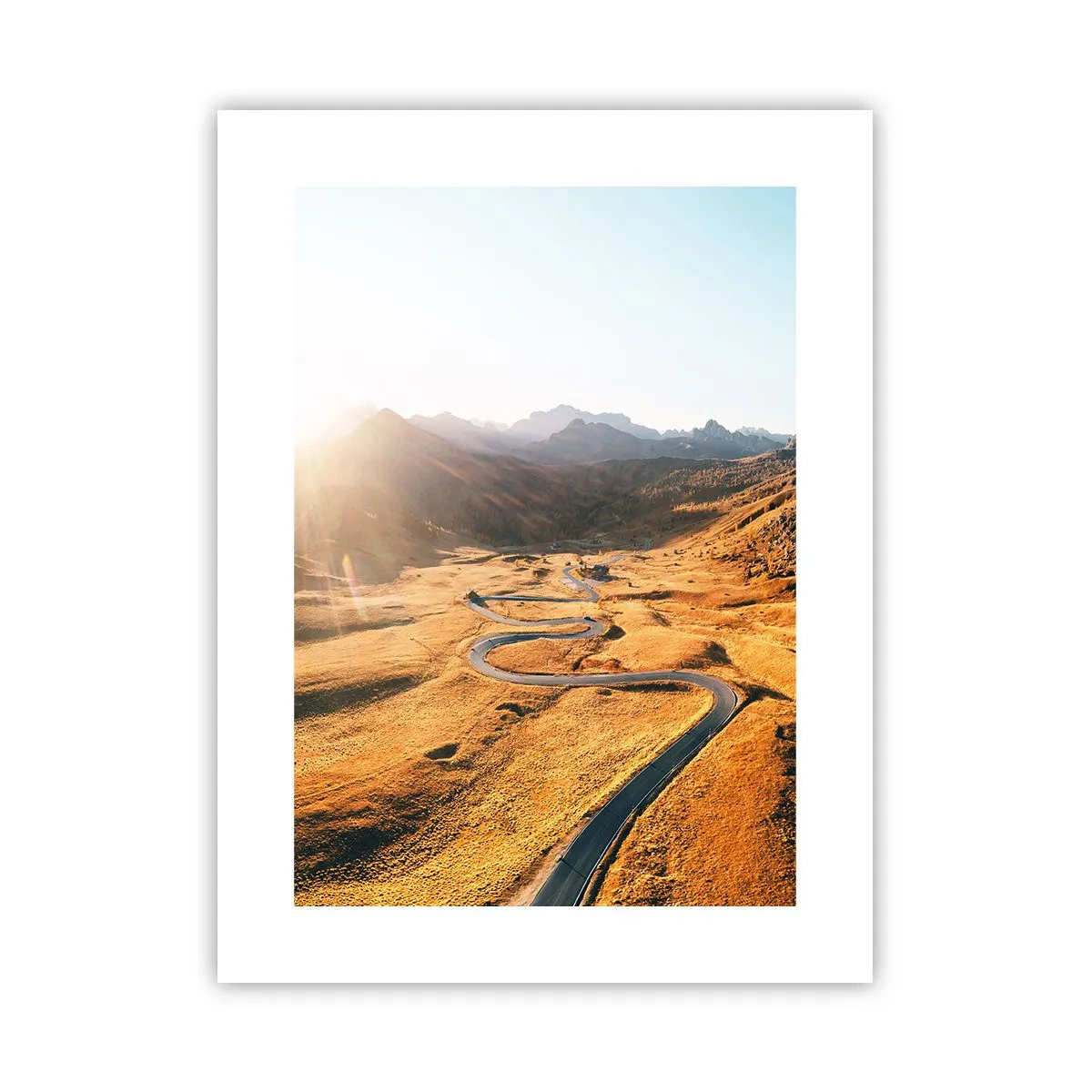 Poster - In een gouden vallei - 30x40 cm