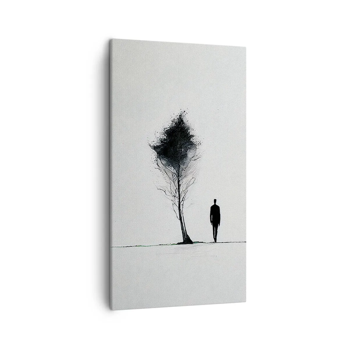 Schilderen op canvas - Wij dwalen allemaal - 45x80 cm