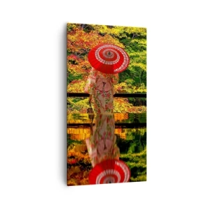 Schilderen op canvas - In de tempel van de natuur - 55x100 cm