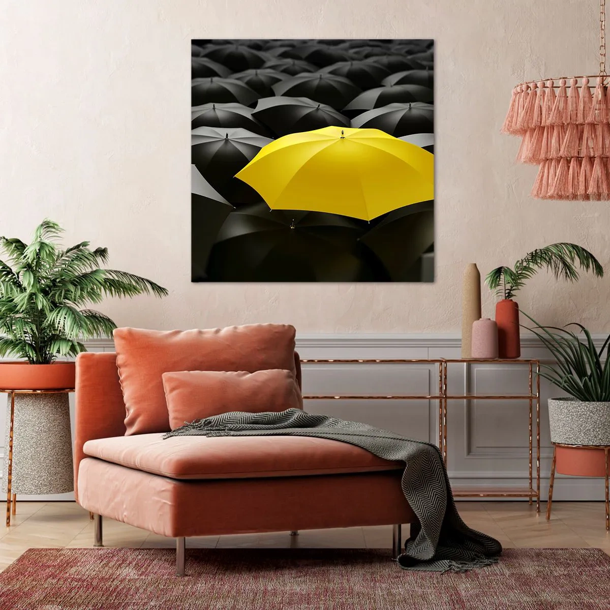 Schilderen op canvas - Vaarwel verdriet - 70x70 cm