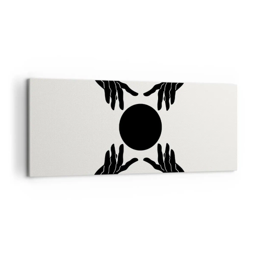 Schilderen op canvas - Geheim teken - 100x40 cm