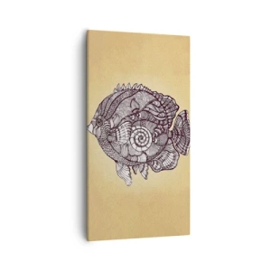 Schilderen op canvas - Uit een oceaan van ornamenten - 55x100 cm