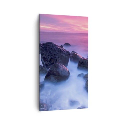 Schilderen op canvas - Geboorte in licht en mist - 45x80 cm