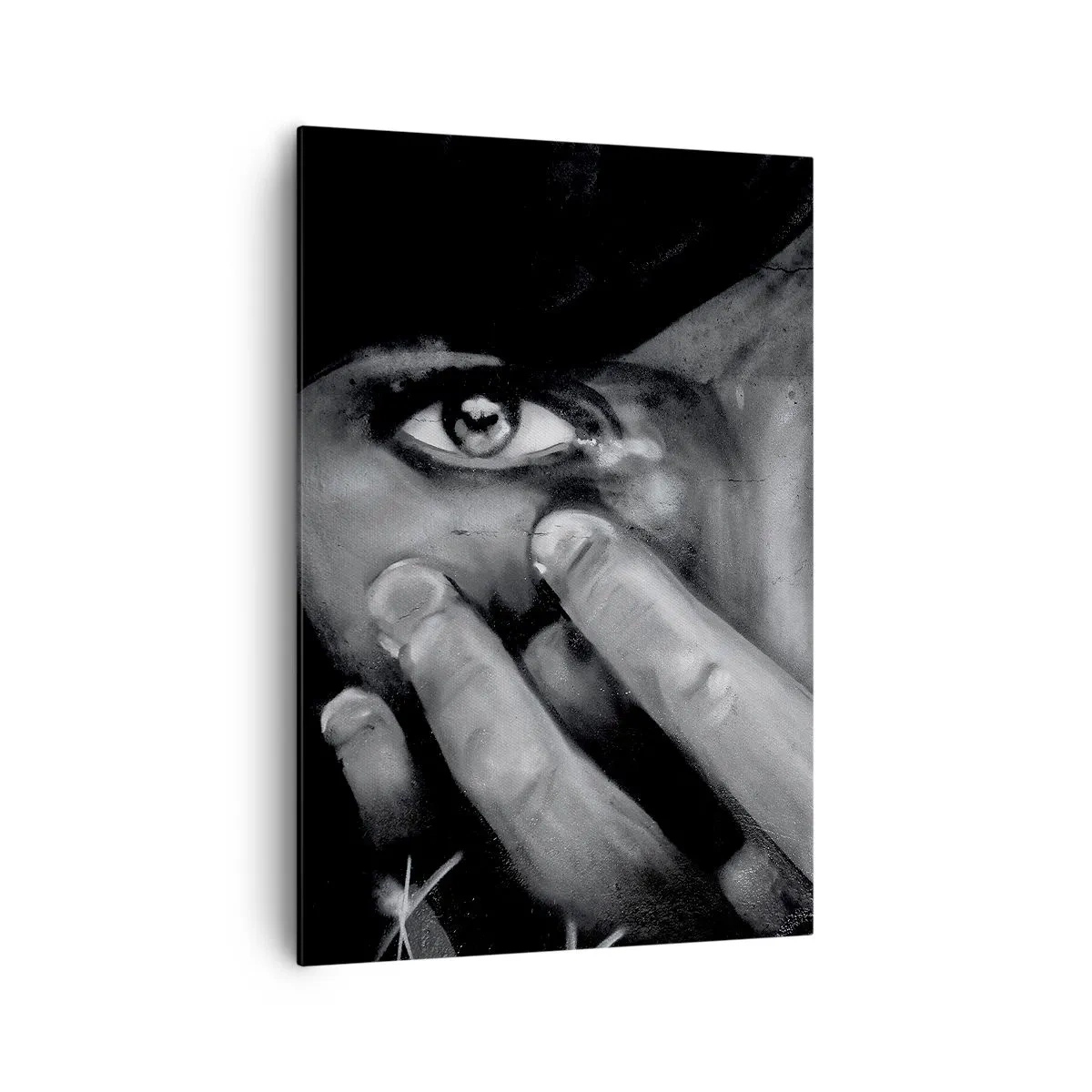 Schilderen op canvas - Ik zal niet zeggen wie het heeft geschilderd - 70x100 cm