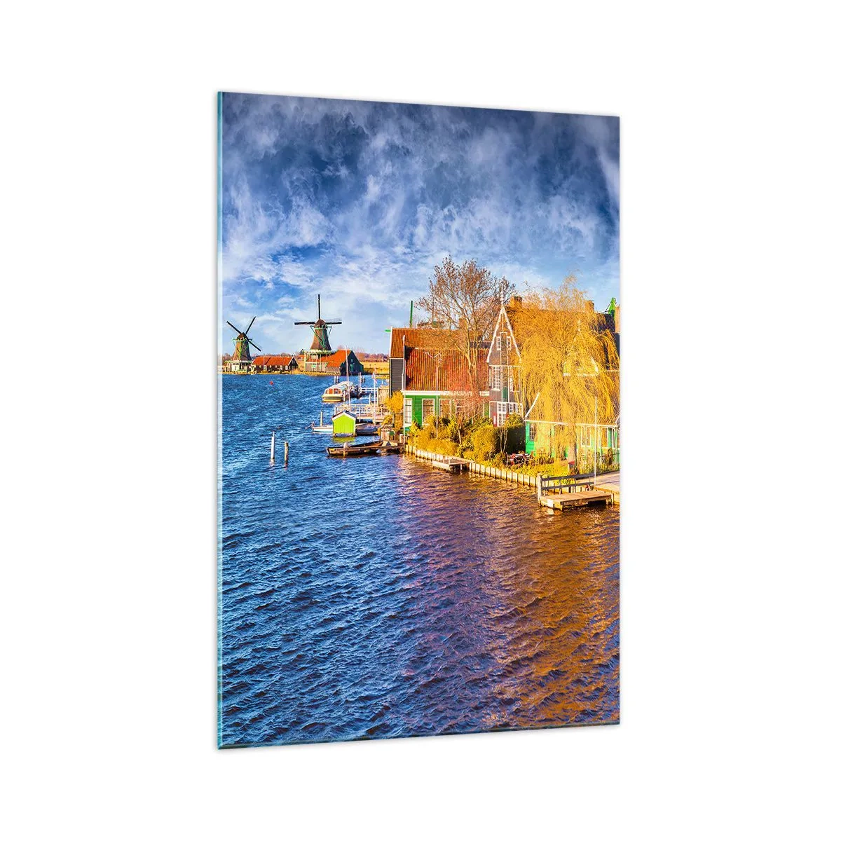 Schilderen op glas - Eeuwenlang geen verandering - 70x100 cm