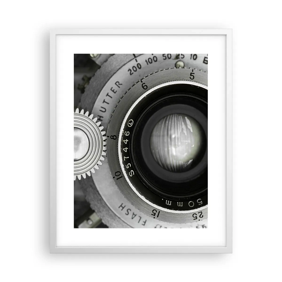 Poster in een witte lijst - Een verhaal over Hollywood - 40x50 cm