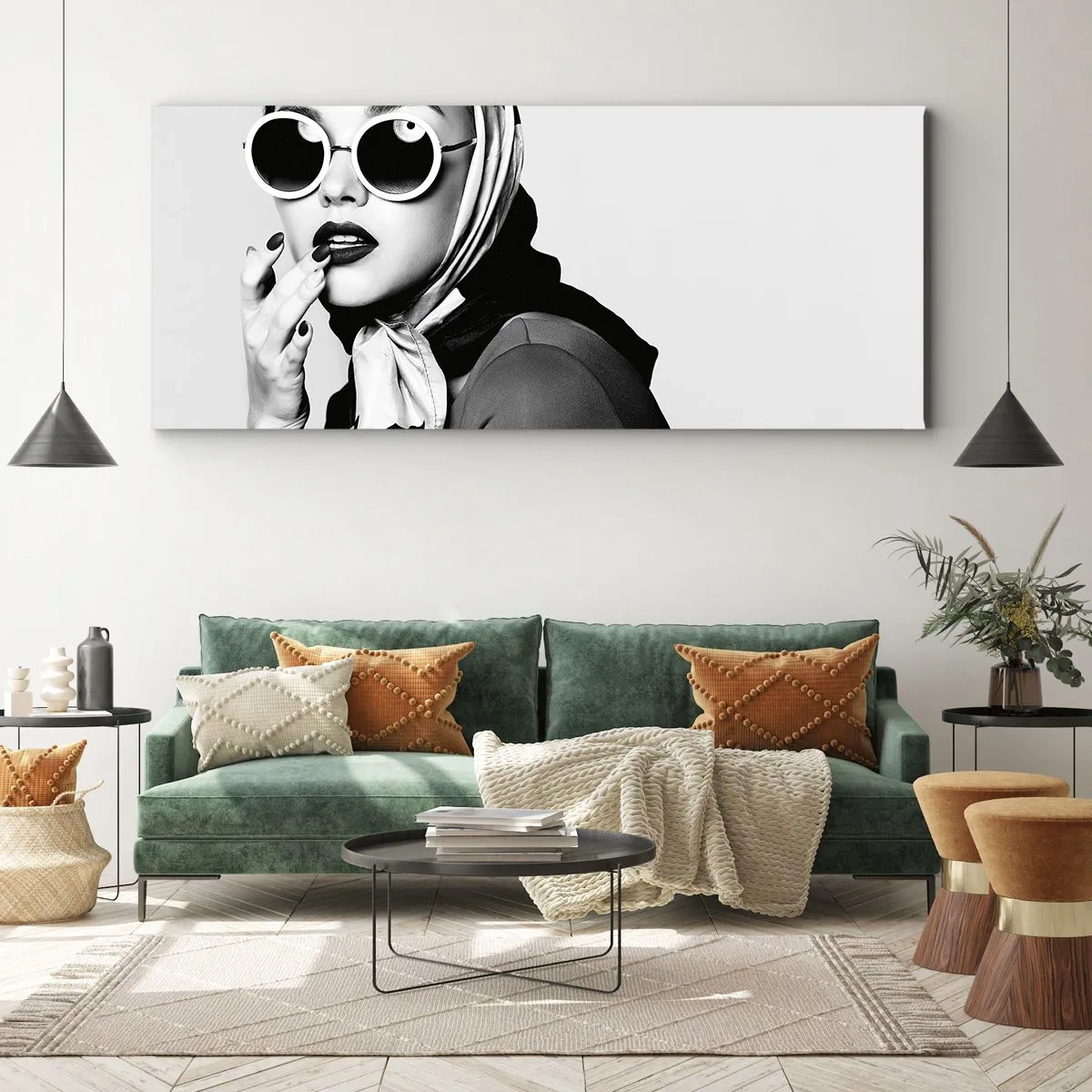 Schilderen op canvas - Groeten uit de jaren 60 - 160x50 cm