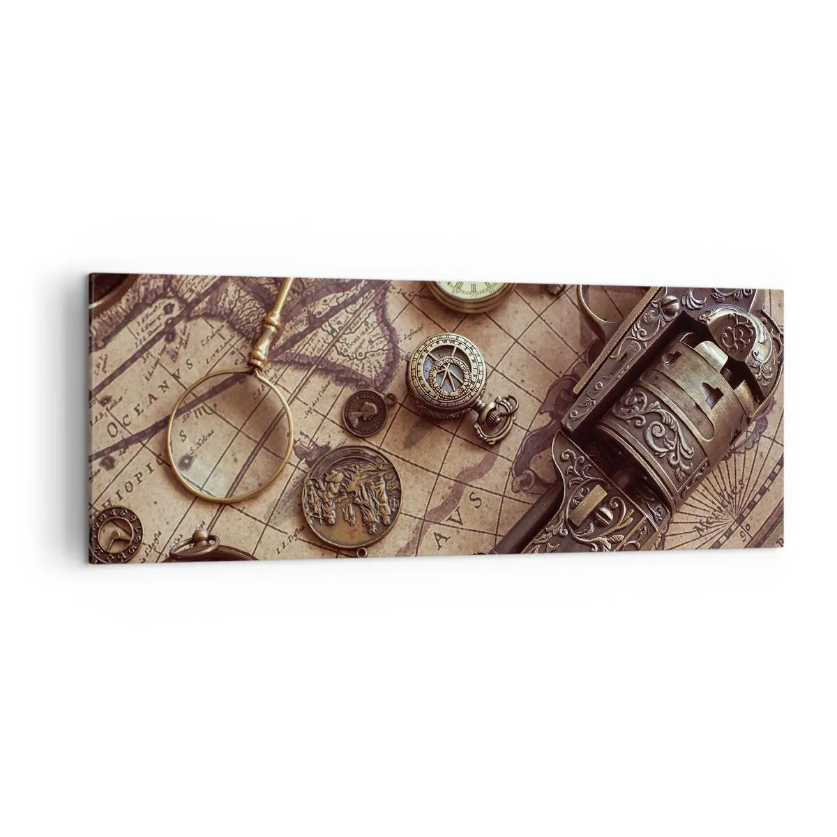 Schilderen op canvas - Avontuur roept - 140x50 cm