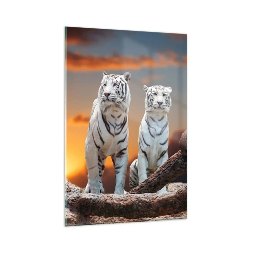 Schilderen op glas - Net als in Narnia - 80x120 cm