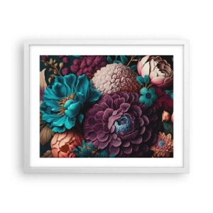 Poster in een witte lijst - Natuur in overvloed - 50x40 cm