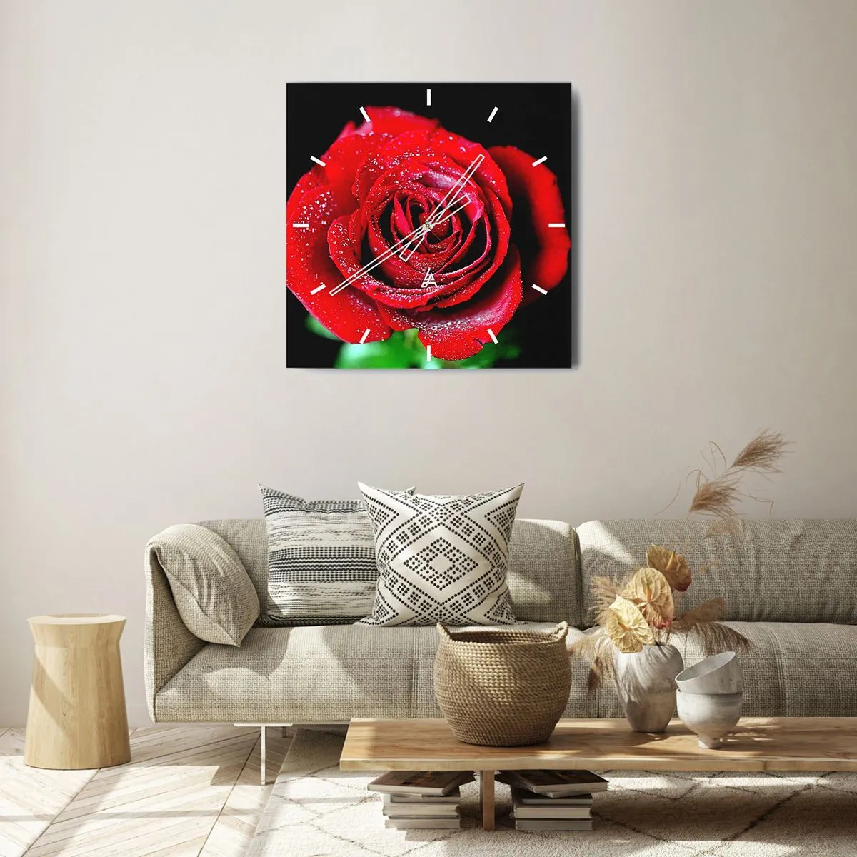 Wandklok - Klok - Dit is liefde - 30x30 cm