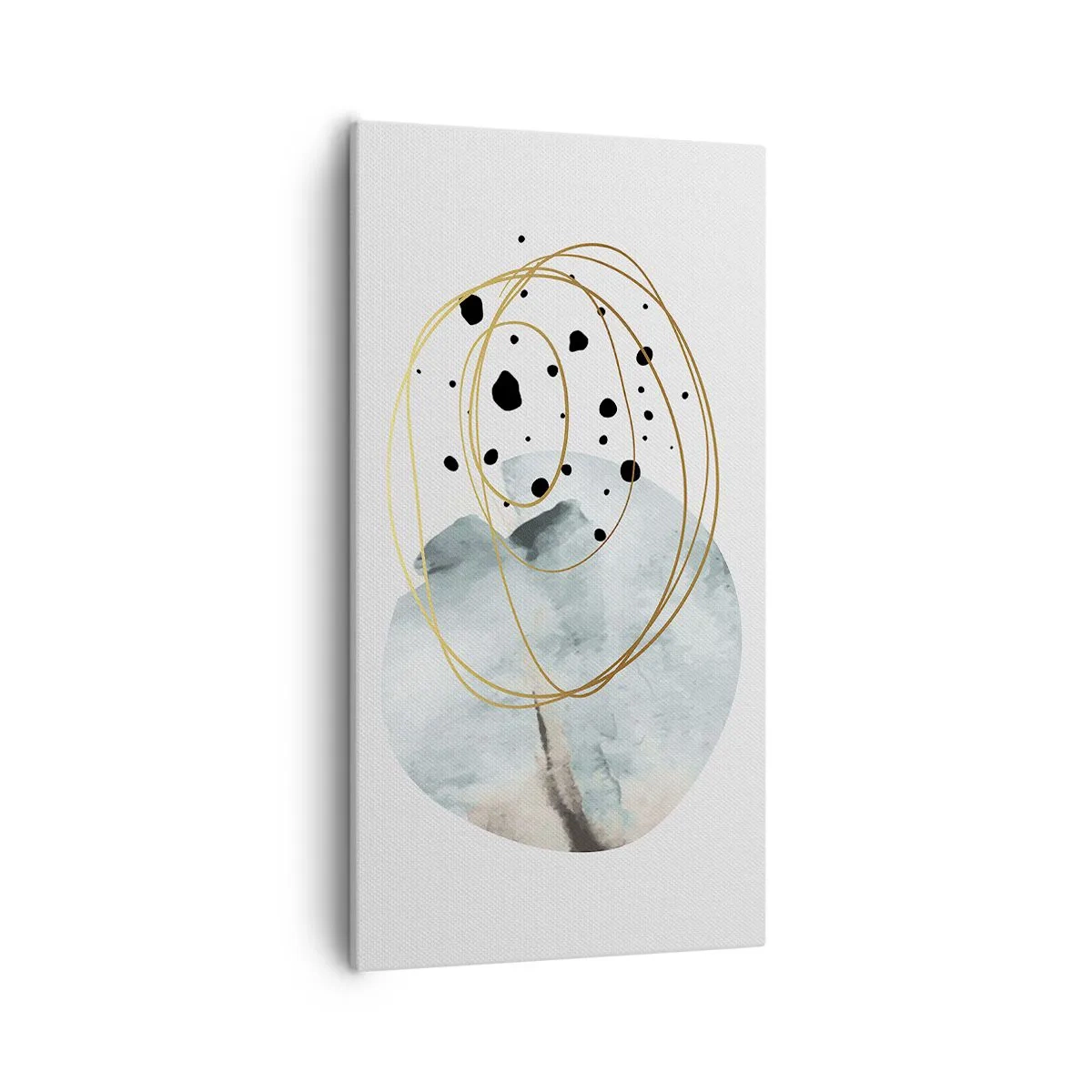 Schilderen op canvas - Omarmd door de ruimte - 55x100 cm