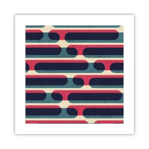 Poster - In de diepte en vooruit - 40x40 cm