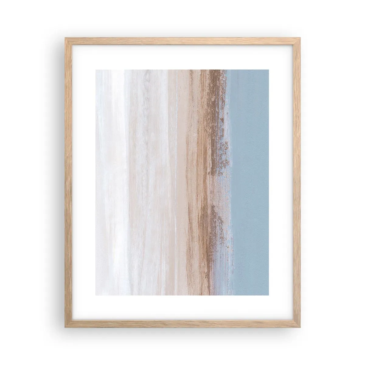 Een poster in een licht eiken lijst - Dubbelzinnig landschap - 40x50 cm