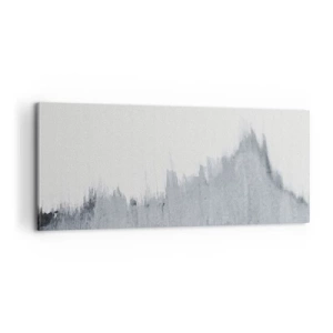 Schilderen op canvas - Mysterieuze tekst - 100x40 cm
