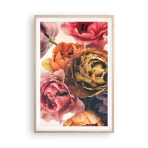 Een poster in een licht eiken lijst - Een viering van het leven - 61x91 cm