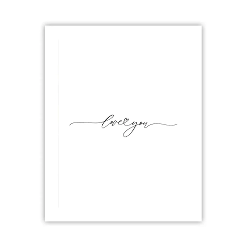 Poster - Zwart op wit - 40x50 cm