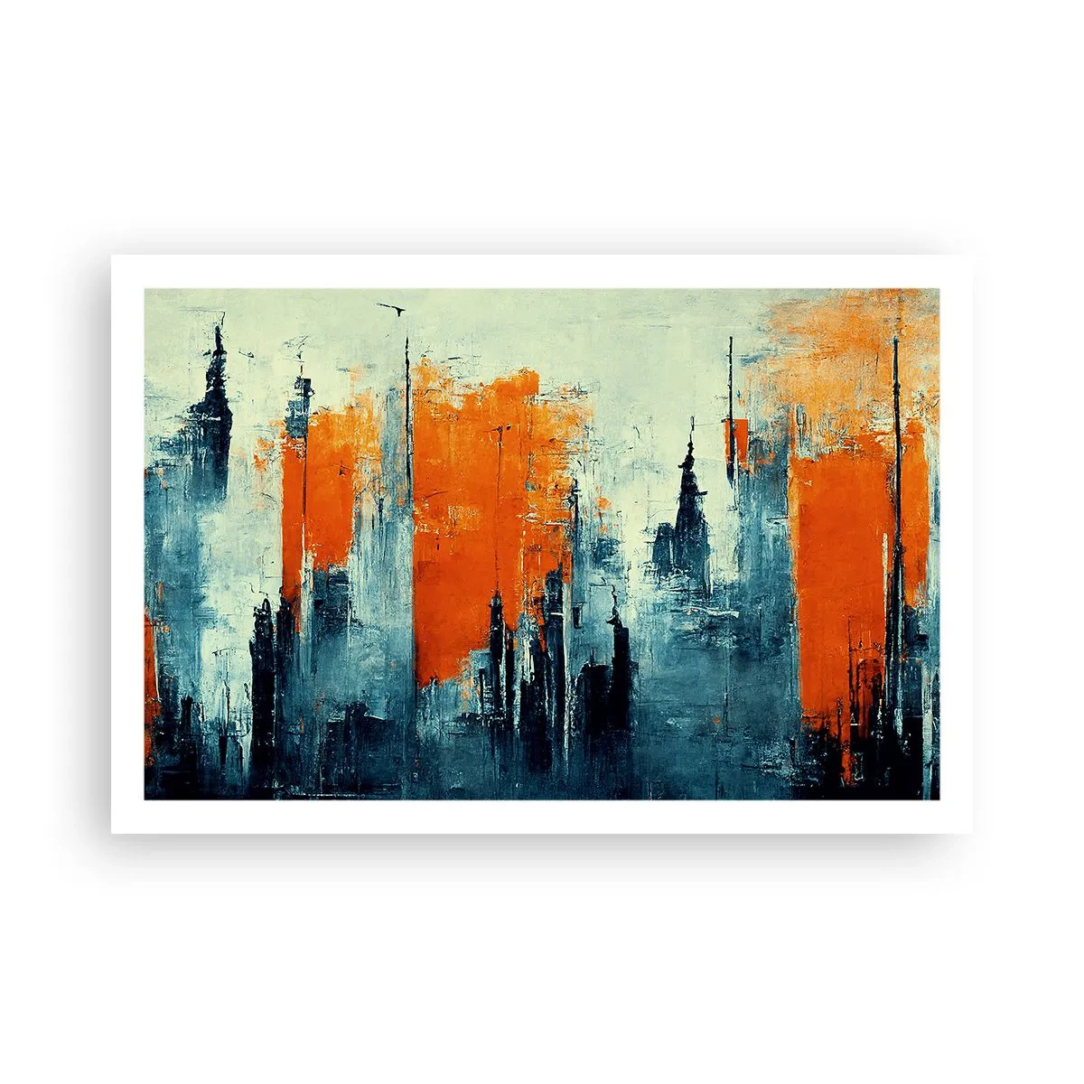 Poster - Modern landschap - 91x61 cm