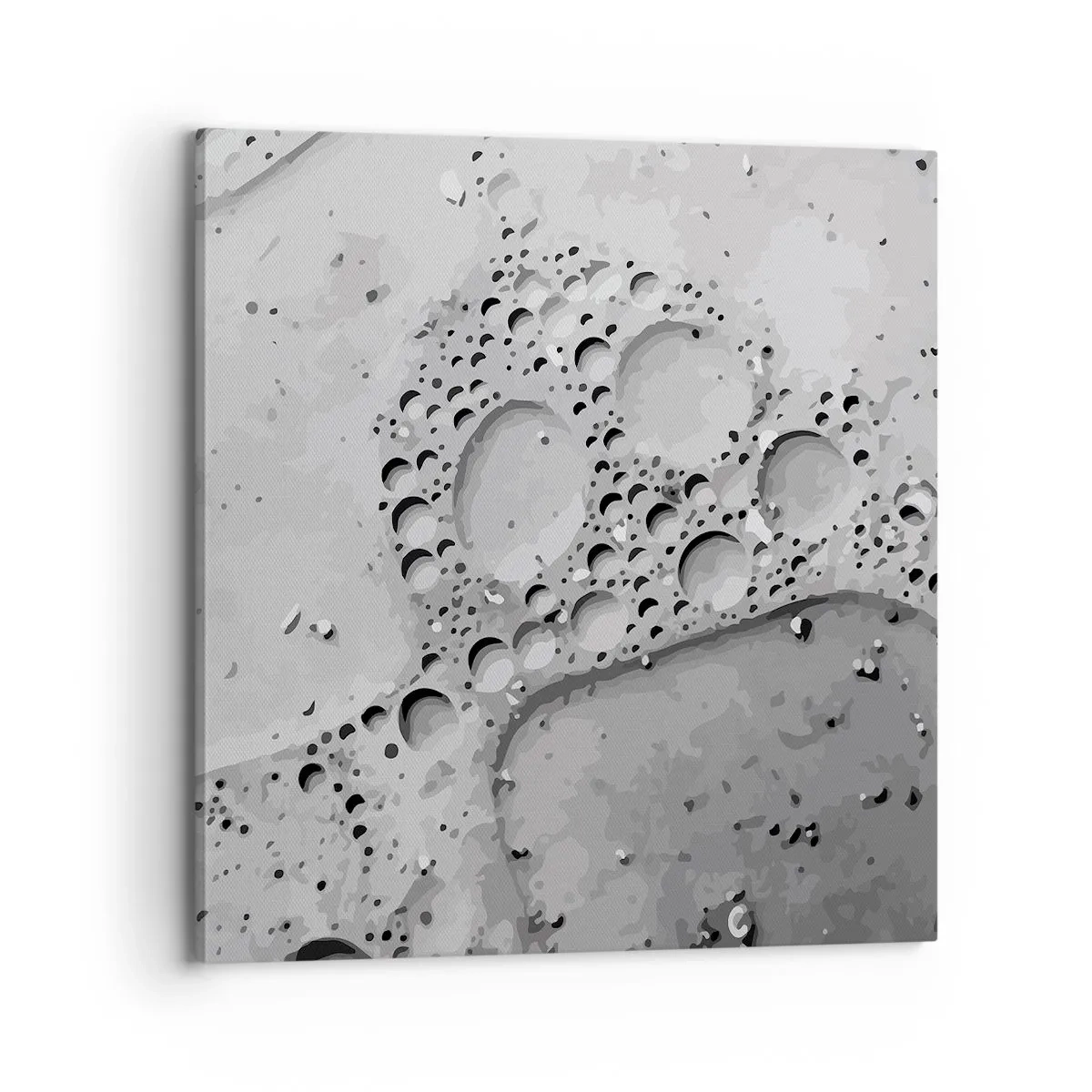 Schilderen op canvas - Schuimspoor - 70x70 cm