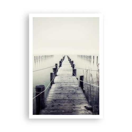 Poster - Dompel jezelf onder in vrede - 70x100 cm