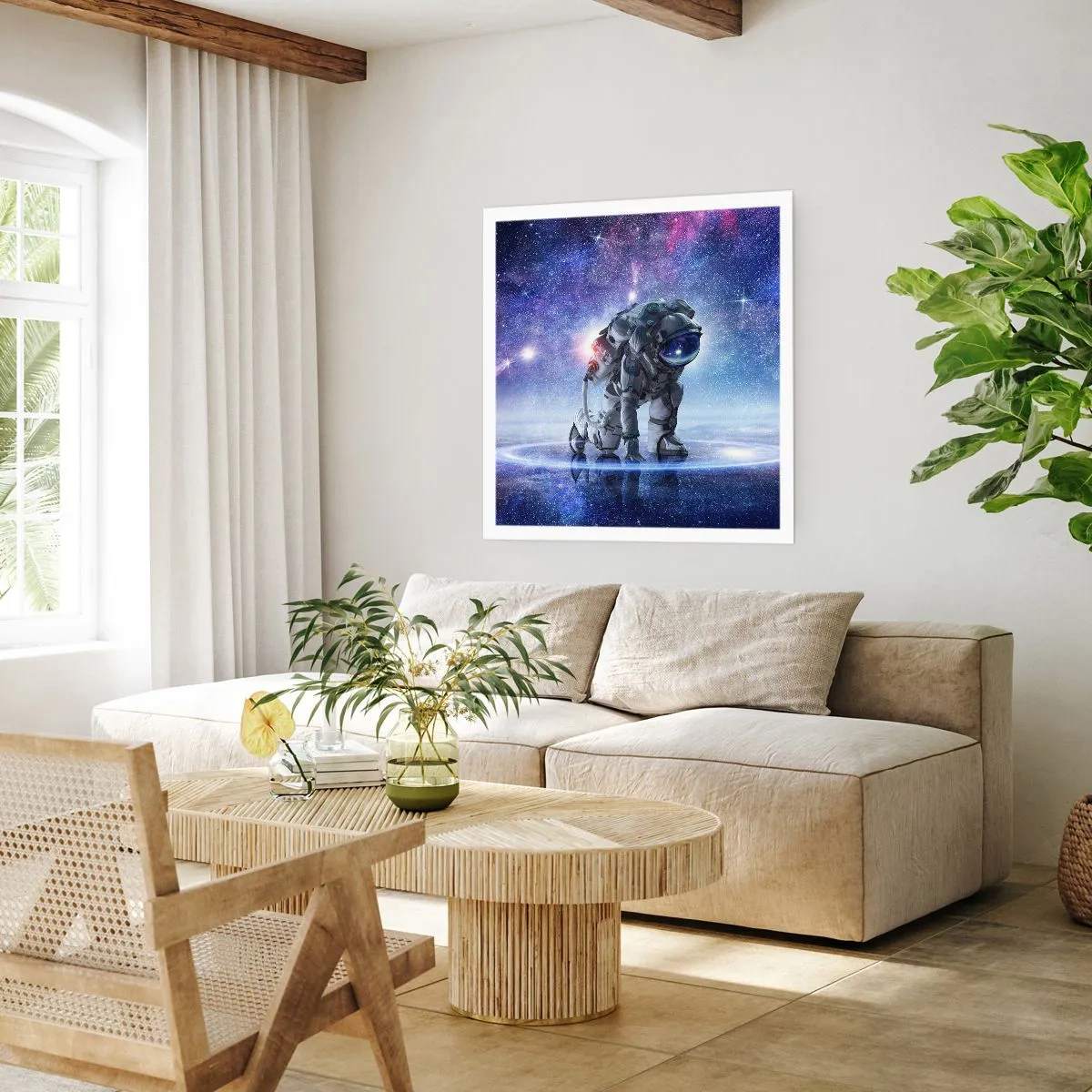 Poster - De sterrenhemel boven mij - 30x30 cm