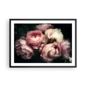Poster in een zwarte lijst - De charme van belle epoque - 70x50 cm
