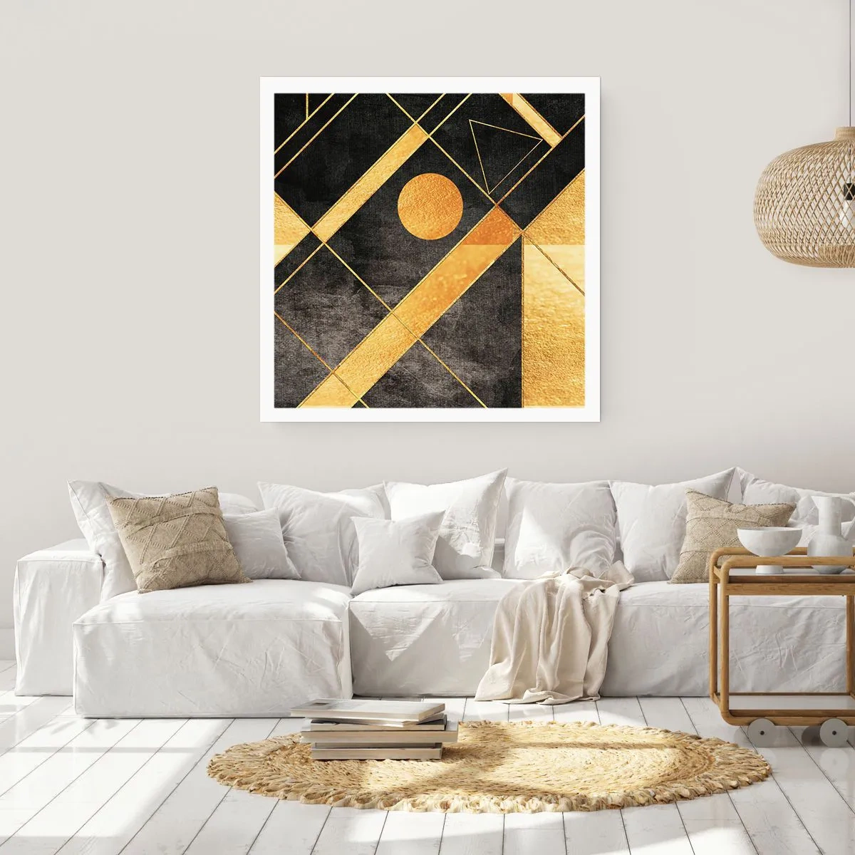 Poster - De zon van de woestijn - 50x50 cm