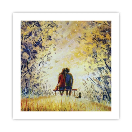 Poster - Een magisch moment - 50x50 cm