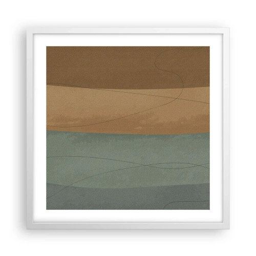 Poster in een witte lijst - Horizontale compositie - 50x50 cm