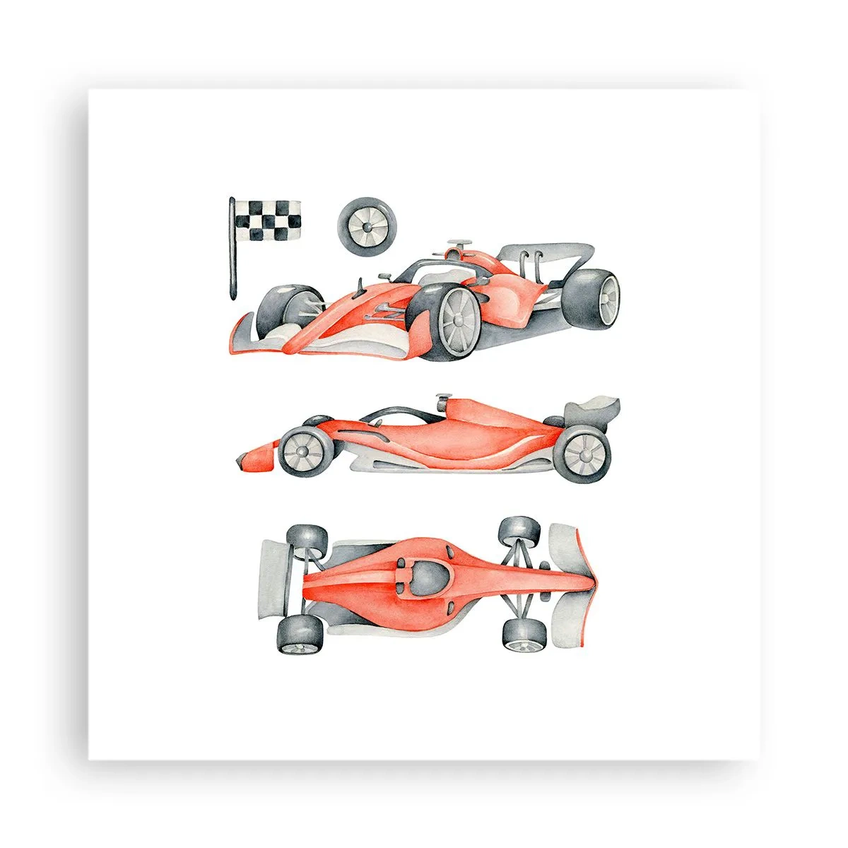 Poster - Jaag je droom na - 40x40 cm