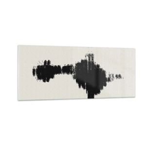 Schilderen op glas - Trillingen van verbeelding - 100x40 cm
