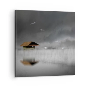 Schilderen op canvas - Beschutting tegen regen - 60x60 cm