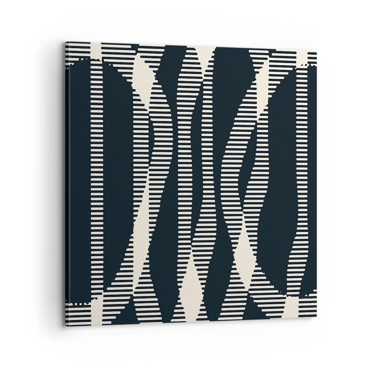 Schilderen op canvas - Een poging om de duisternis te doorbreken - 60x60 cm