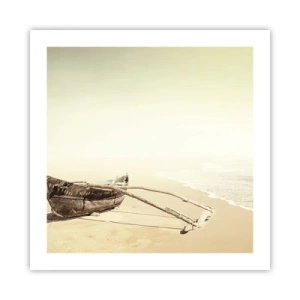 Poster - Geheugen van de Stille Zuidzee - 50x50 cm